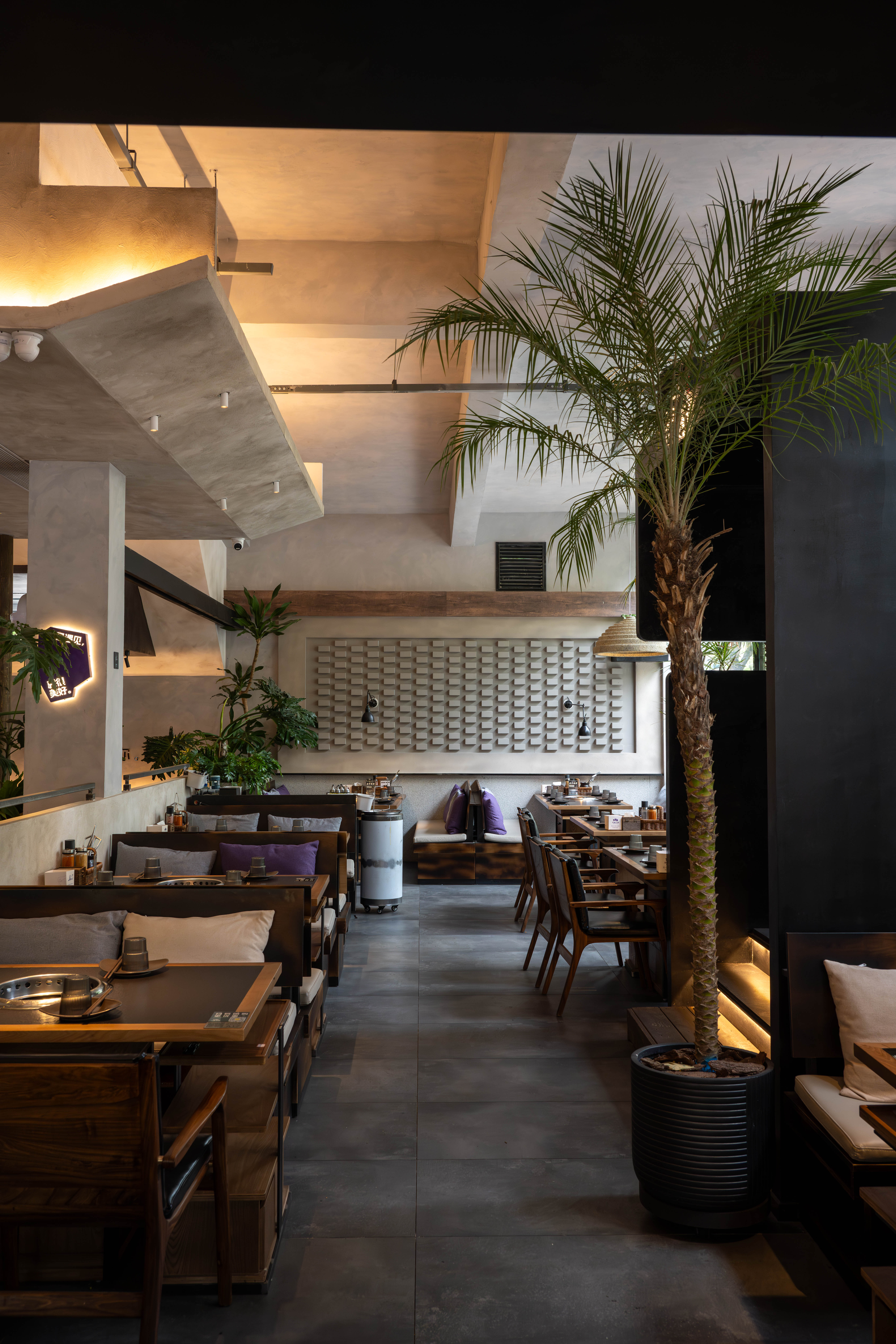 冷遇见暖融合烤肉丨中国郑州丨山野设计-19