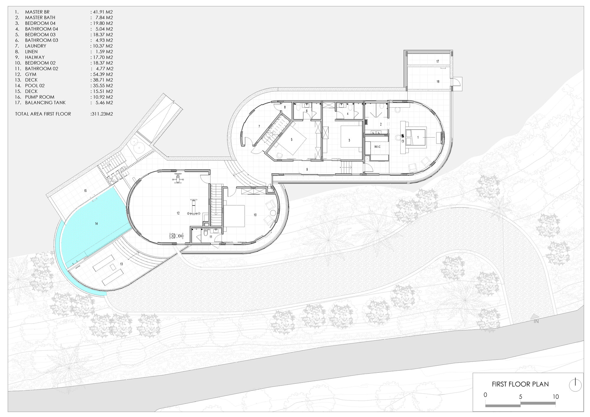 坡地别墅丨印度-17