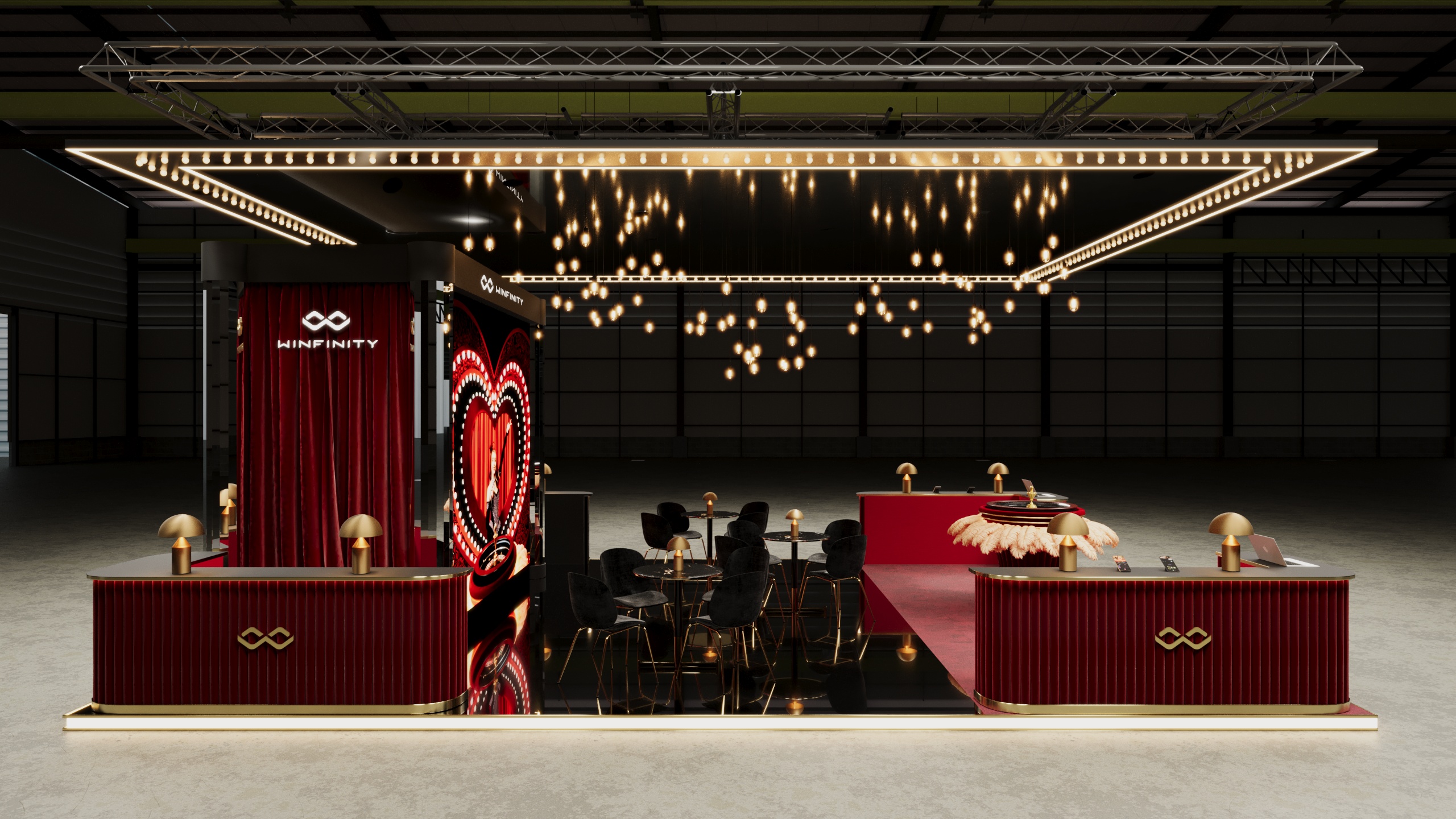 LIVE CASINO TRADE SHOW STAND / ICE LONDON 2024-4