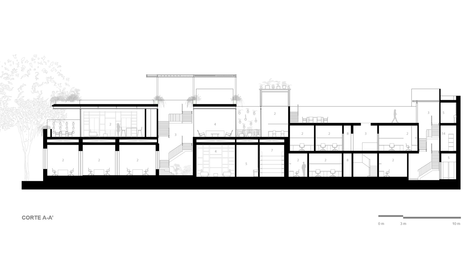 墨西哥 BNS 企业大楼 | 历史与现代共融的办公空间-22