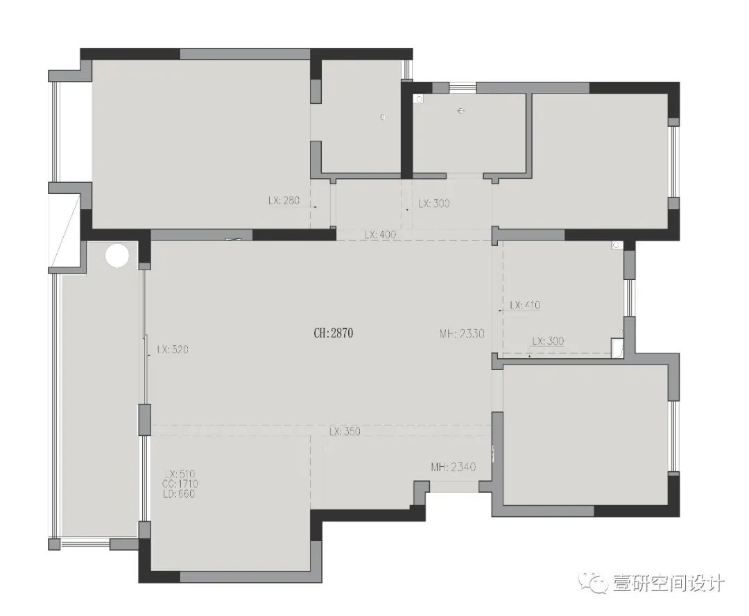 合肥中海世家 140m²原木系奶系空间设计丨中国合肥丨壹研设计-25