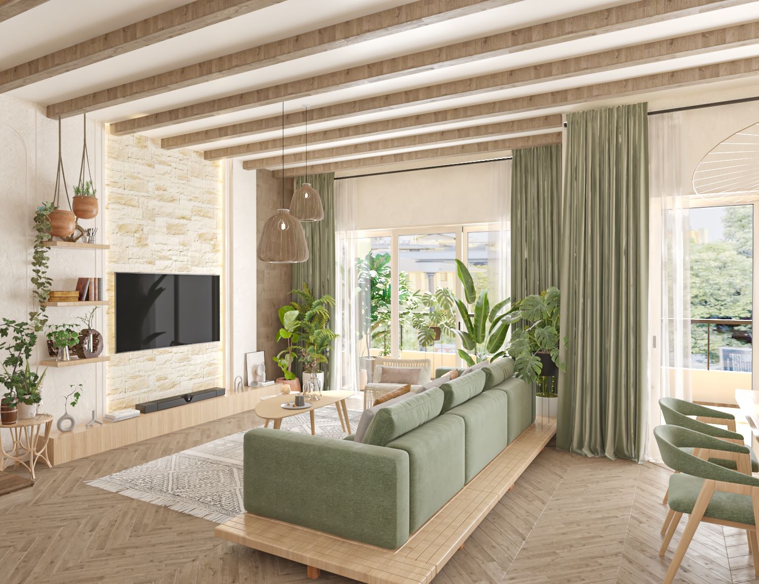Interior design project | villa in New Mansoura-14