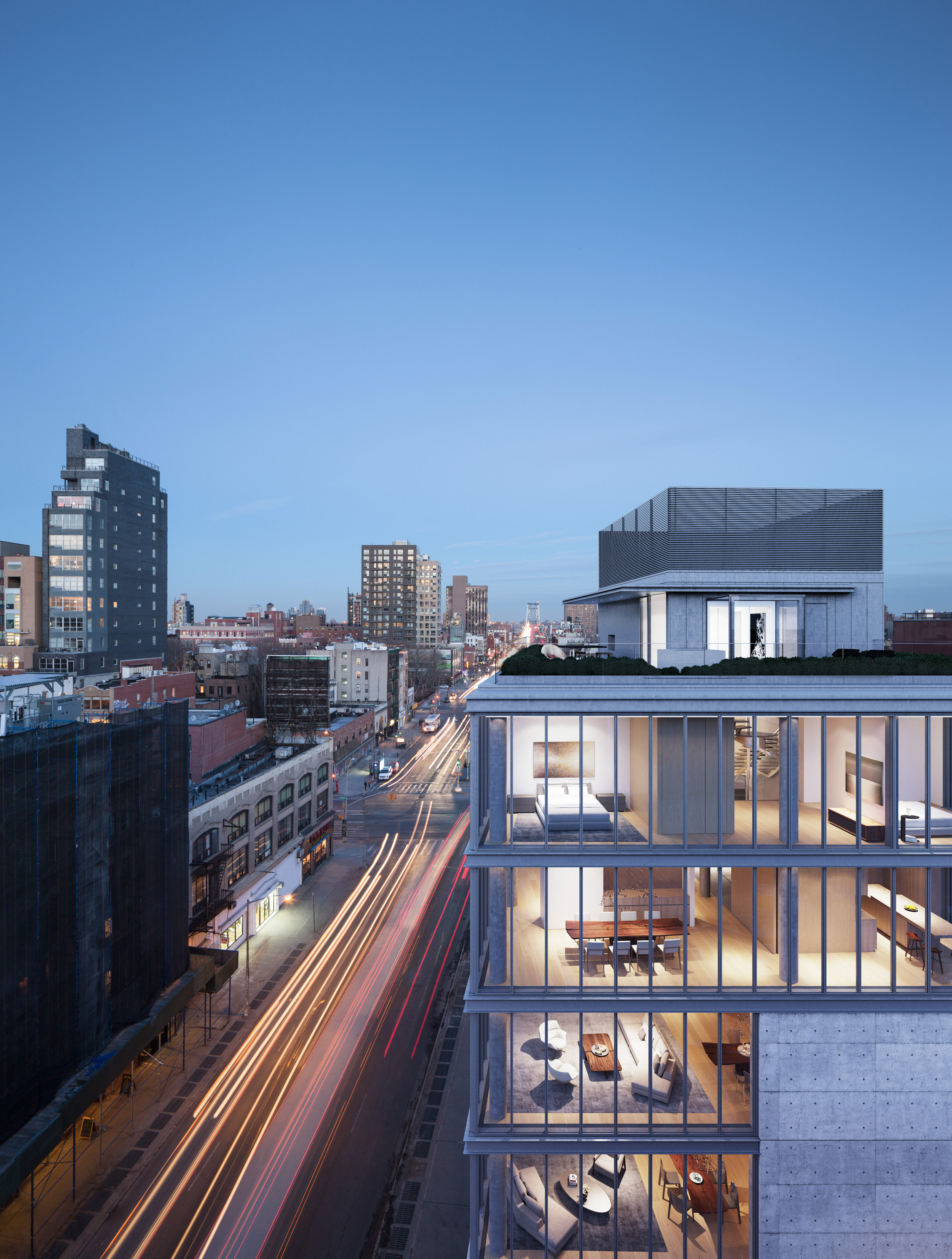 Duplex penthouse and terraces top Tadao Ando's 152 Elizabeth Street-5