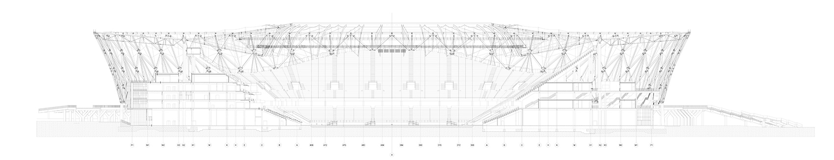 伏尔加格勒体育场，俄罗斯 / PI ARENA-88