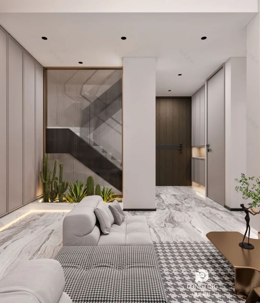悦江南 377 方现代简约排屋设计-36
