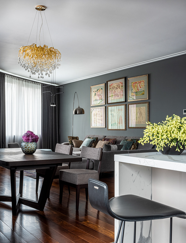 带博物馆画作的公寓设计-6