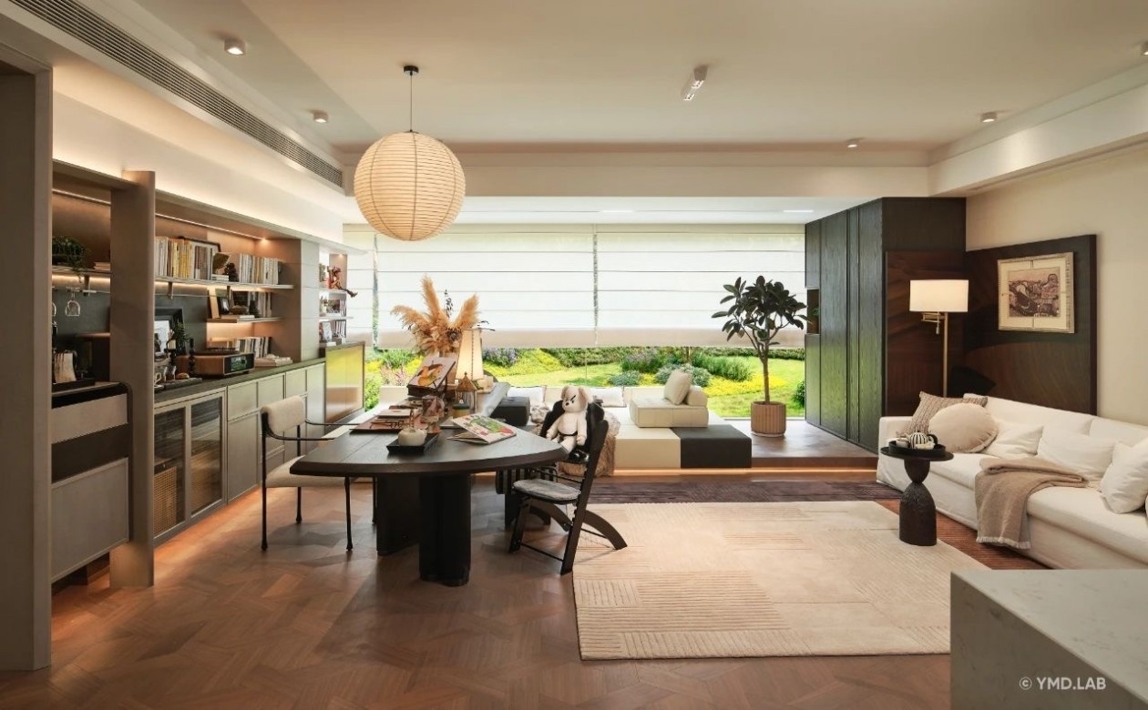 东莞华润旗峰润府120㎡《和‘班味’断交》| 上海岳蒙设计-0