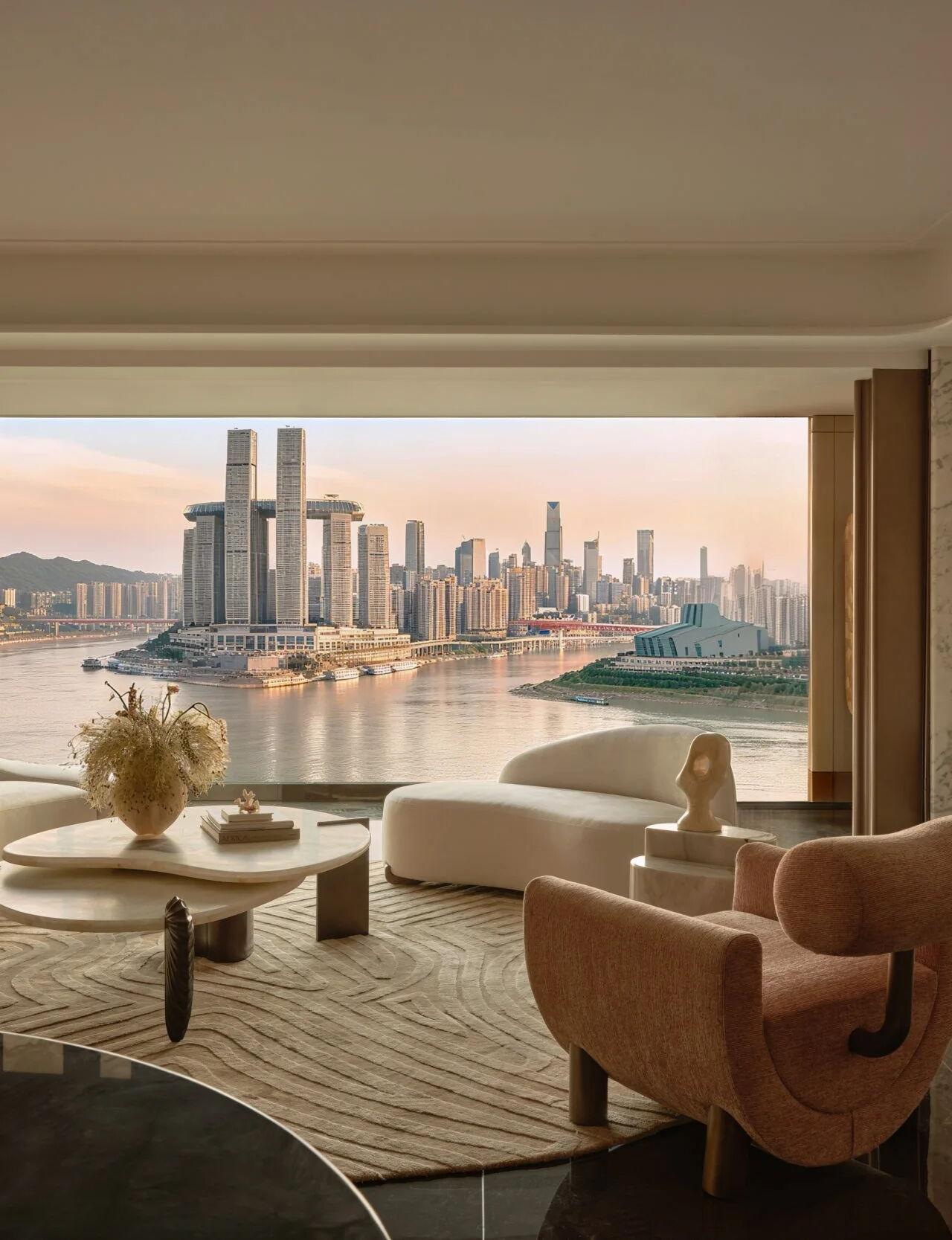 重庆长嘉汇跃层291m²样板间丨中国重庆丨硬装北山造所HAO STUDIO,软装元禾大千-1