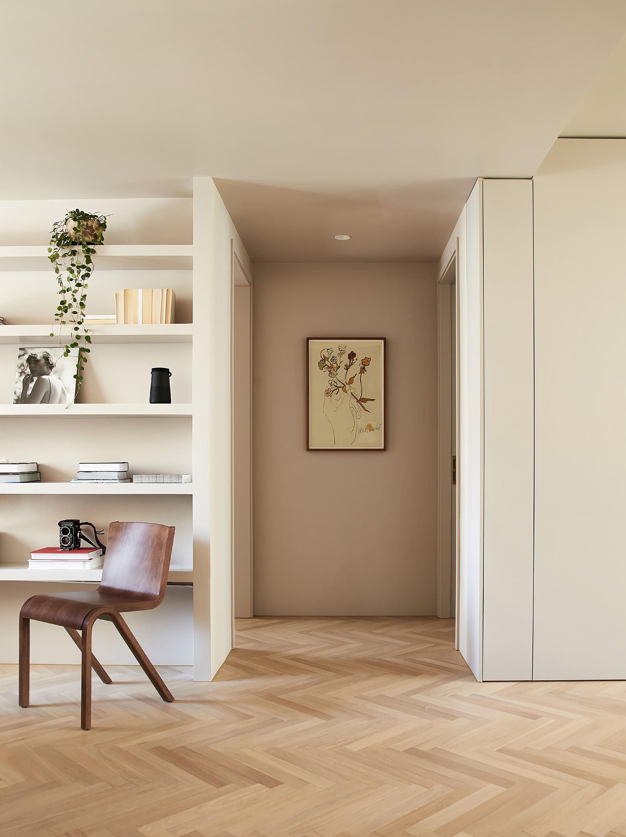 NOTHING DESIGN 奶油复古感公寓-25