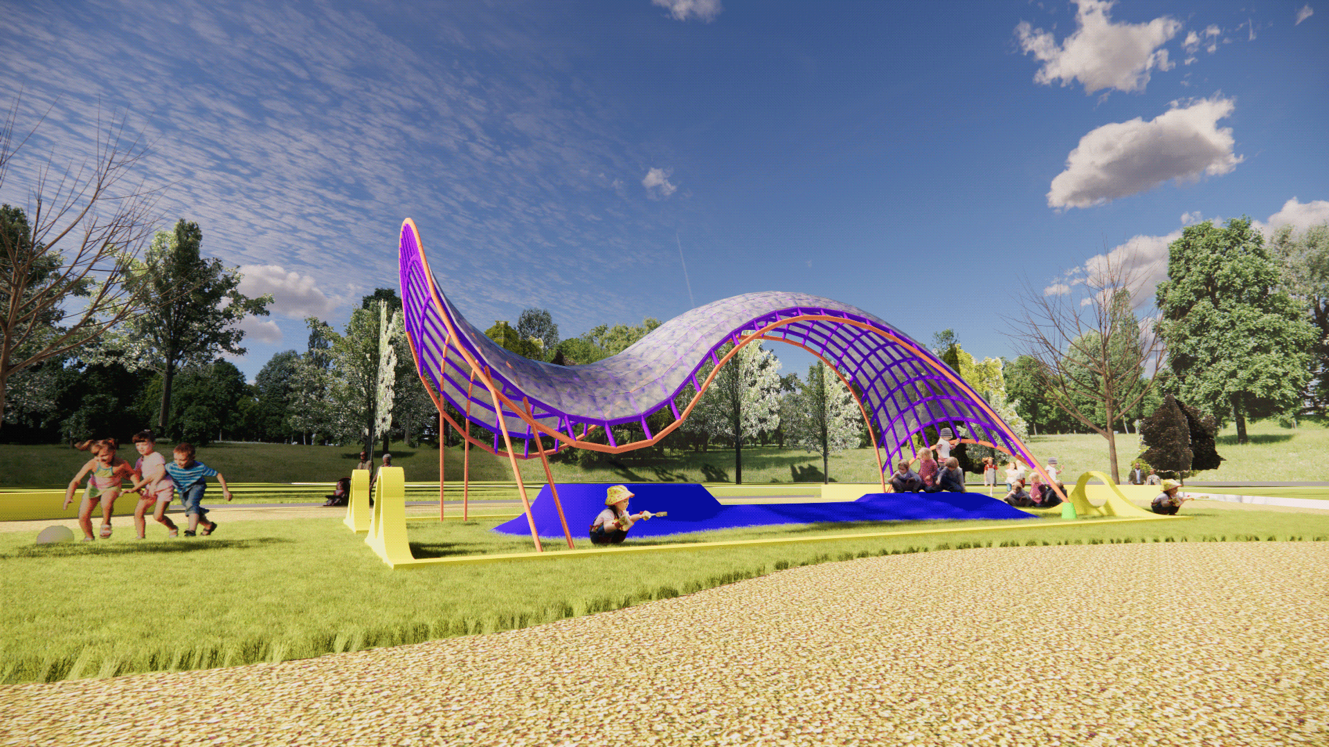 PUBLIC SPACE FOR CHILDREN | ARCHITECTURE PROJECT-6