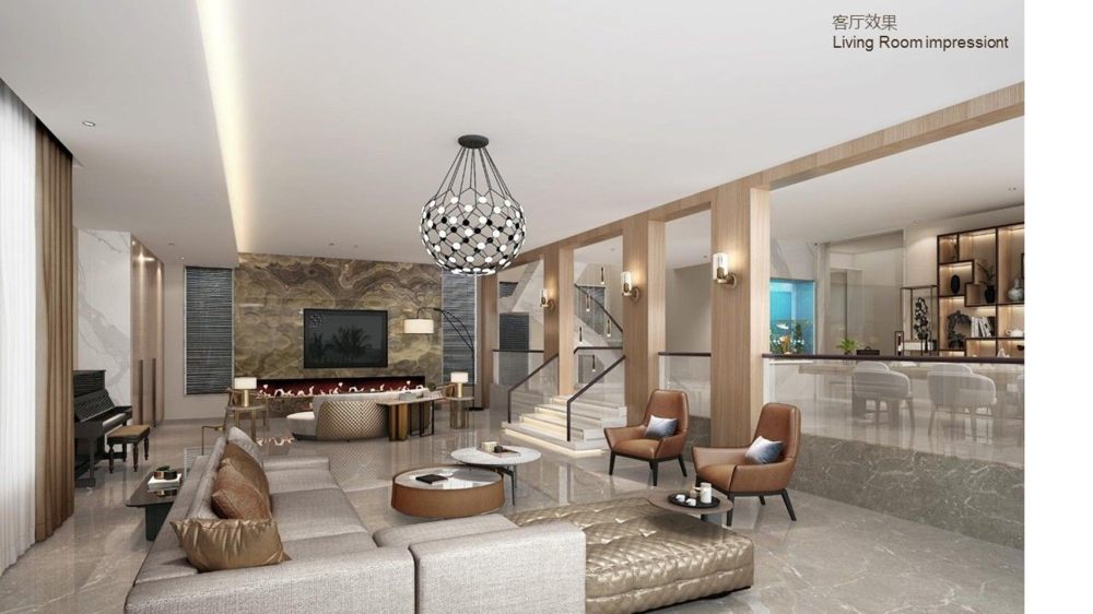 中山远洋半山别墅 | 现代简约风格演绎自然之美-6