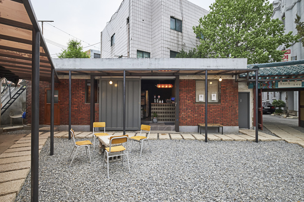 韩式传统房屋改造，打造 40 平米现代艺术餐厅-5