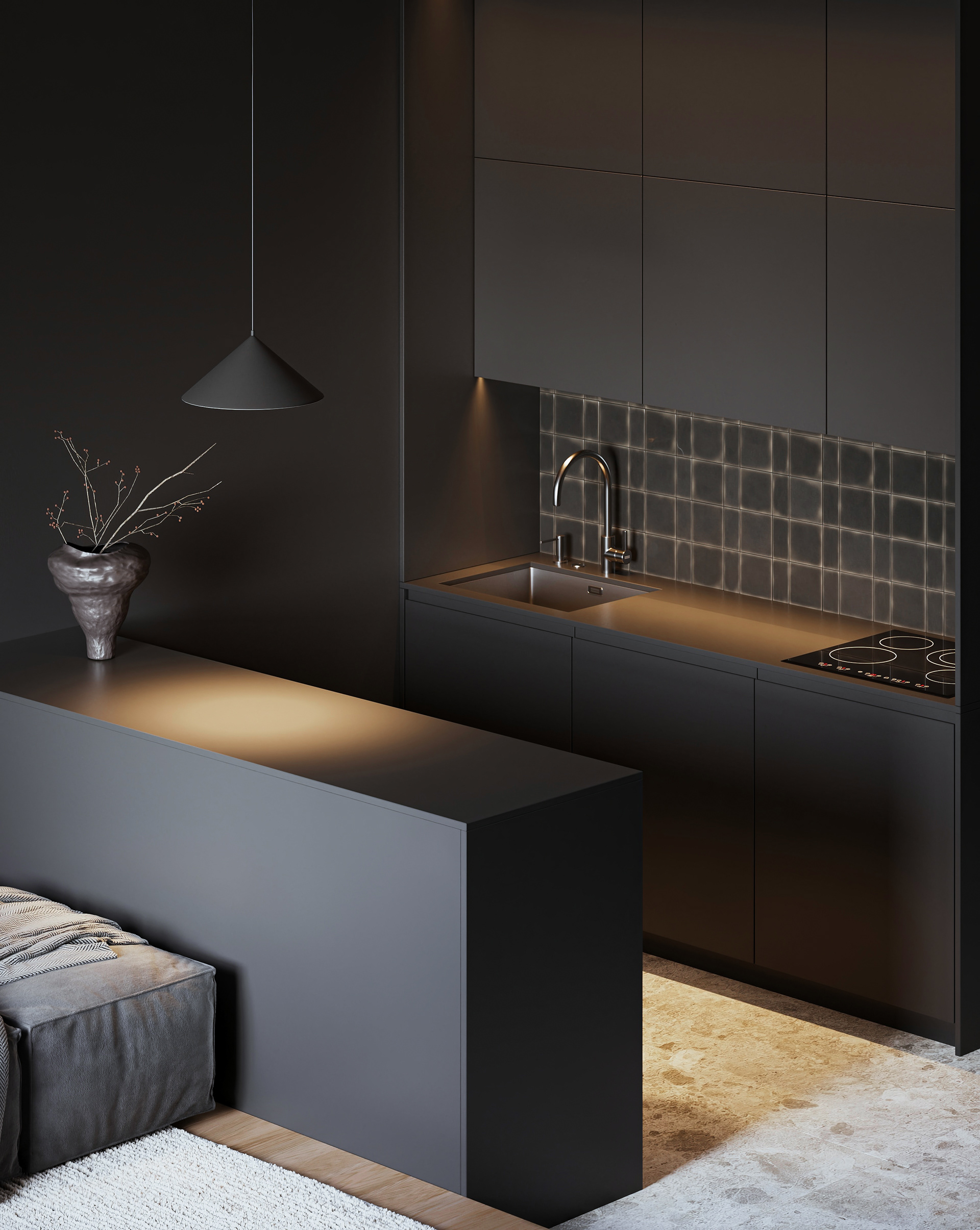 Minimalistic apartment 2025 | 3d visualization + AI-8
