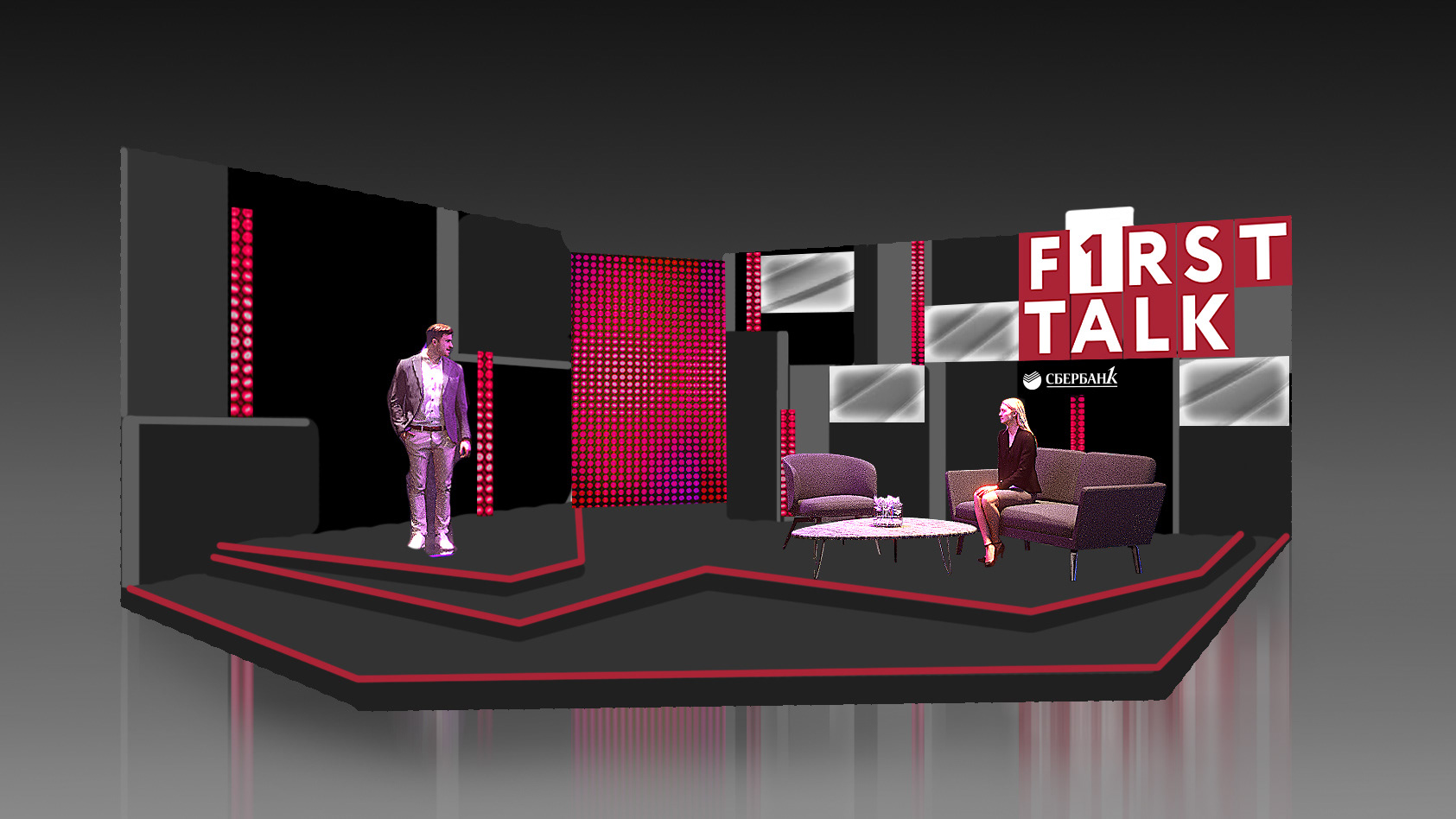 First Talk TV 工作室设计丨俄罗斯莫斯科丨Sberbank-22