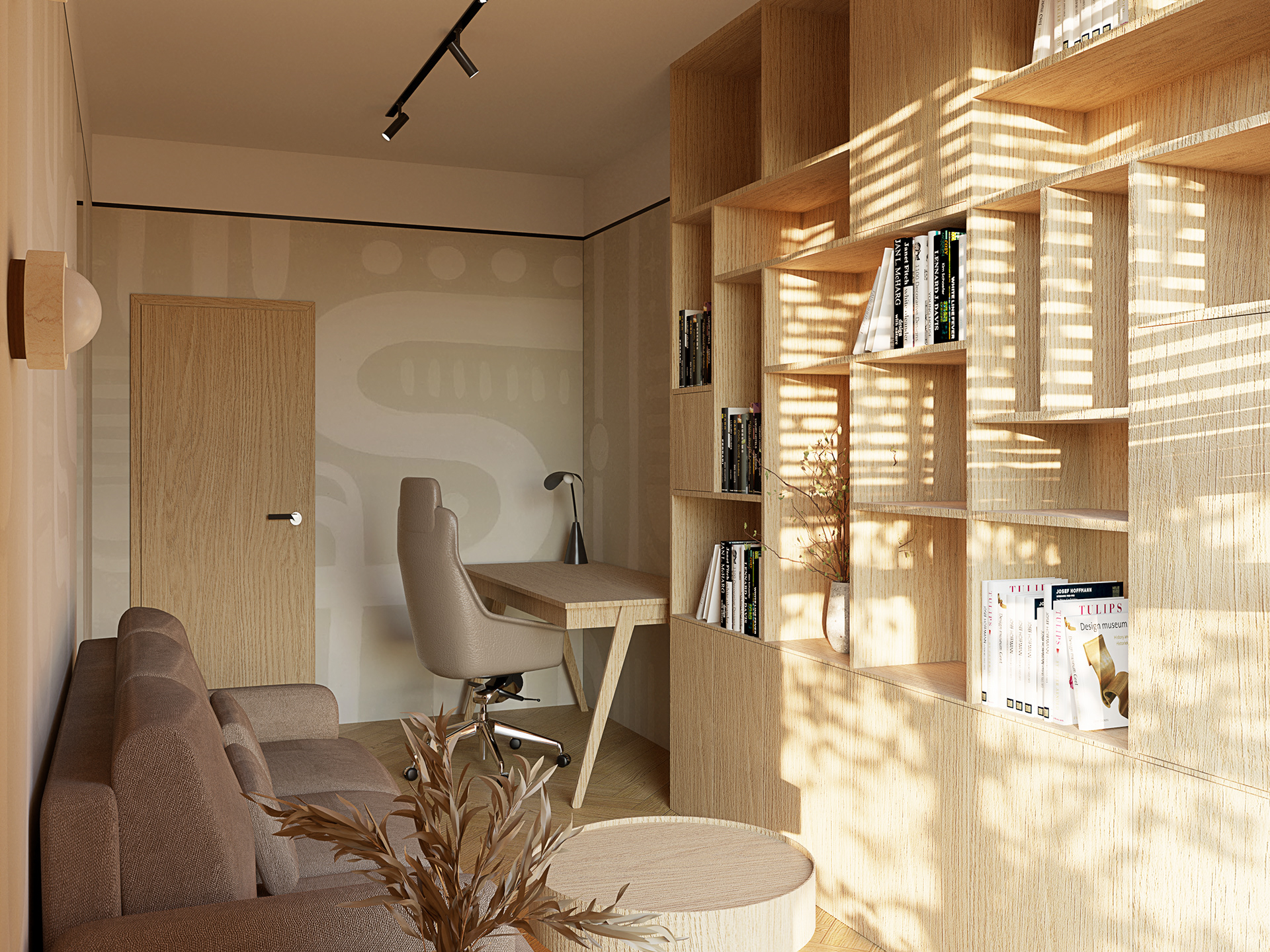 Modern, warm oasis.-15