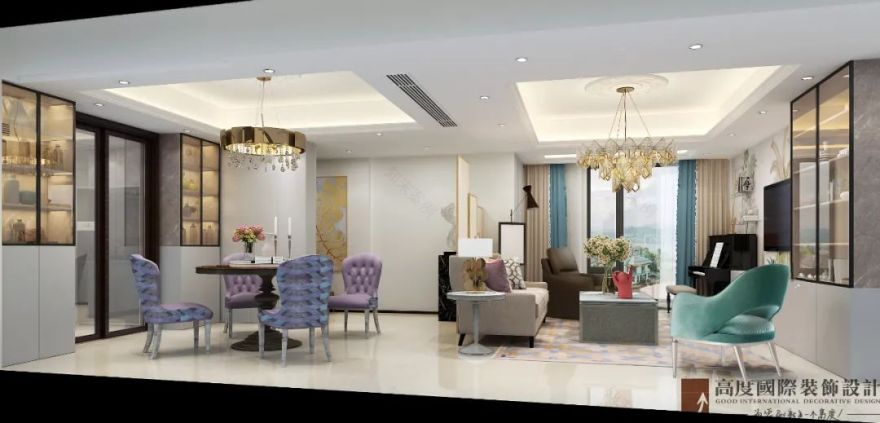 浪漫蒂芙尼蓝,美式家设计温柔呈现-88