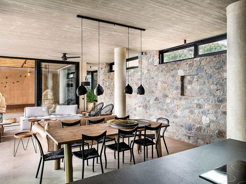 希腊克里特岛自然风光中的时尚别墅设计-6