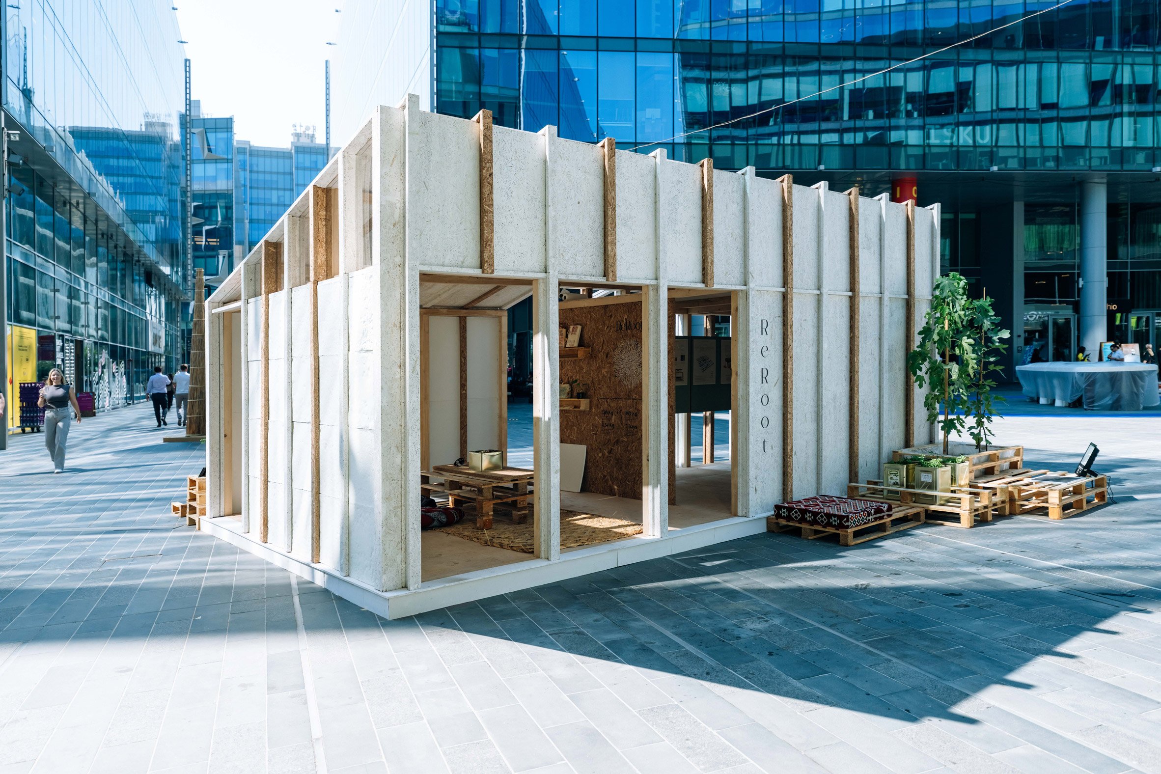 Five pavilions translating Arab vernacular through sustainable materials at Dubai Design Week-23