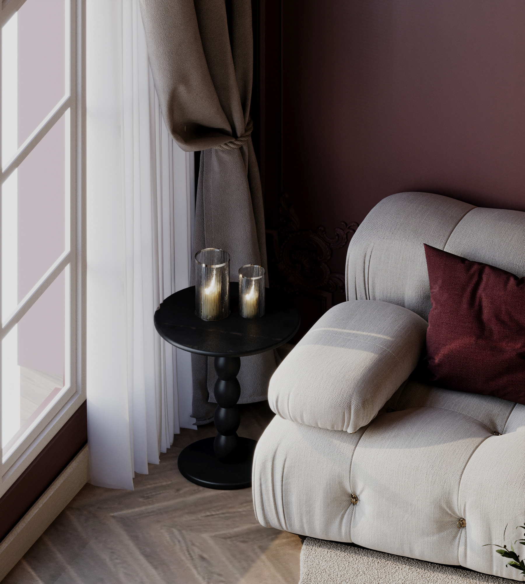 新古典主义客厅设计-12