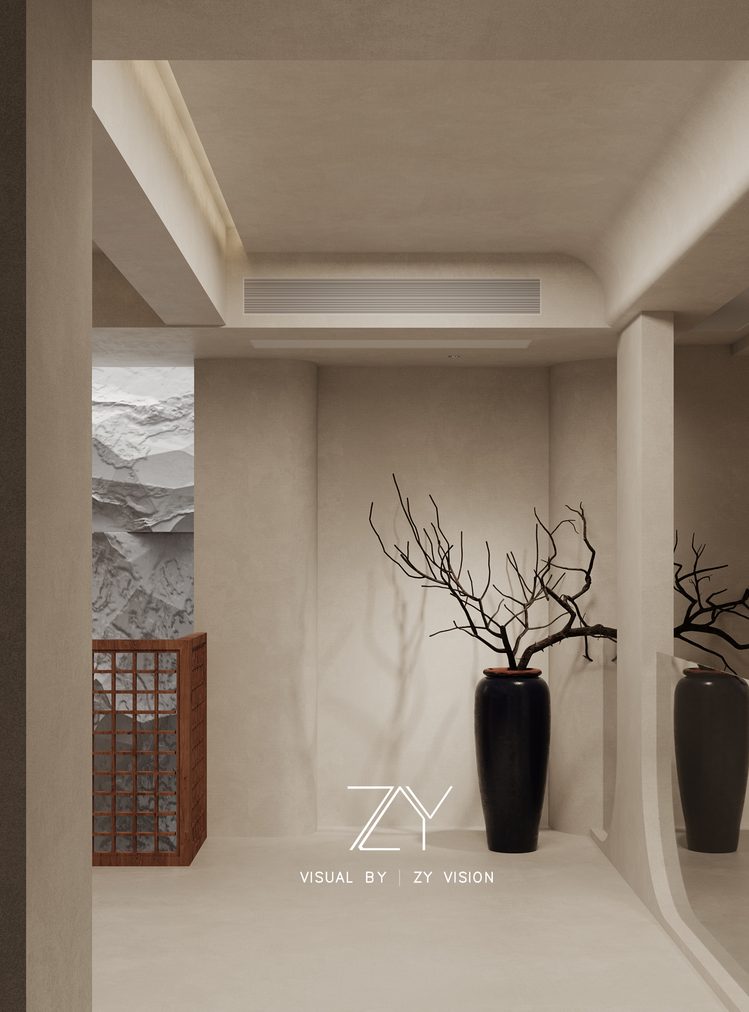 诧寂奶油风 现代别墅 -7