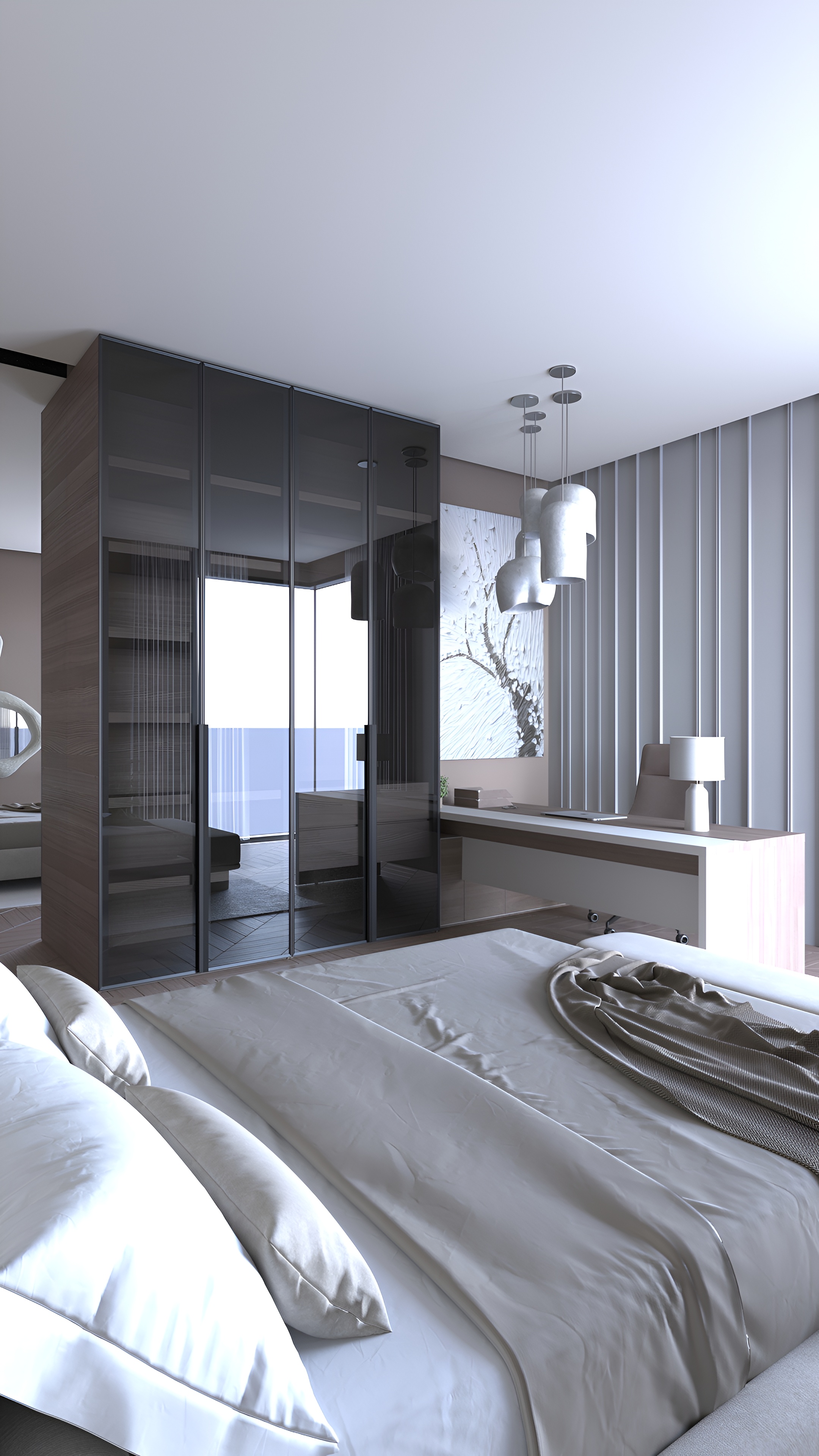 3D визуализация спальни-3