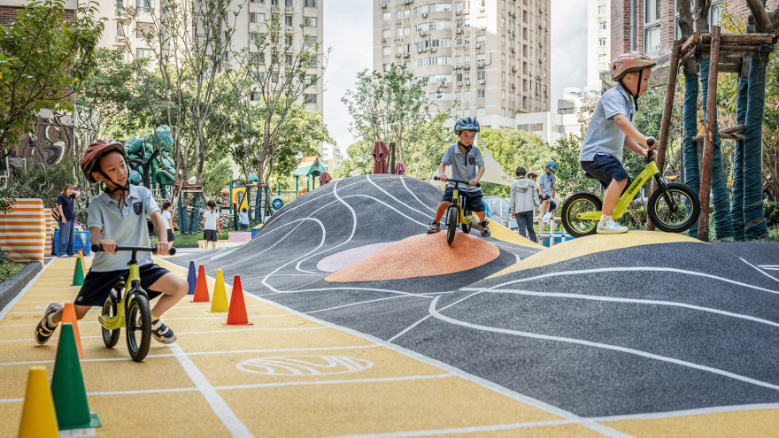 飞行棋幼儿园(上海市徐汇区科技幼儿园文定园景观提升)丨中国上海丨VIA维亚景观-55
