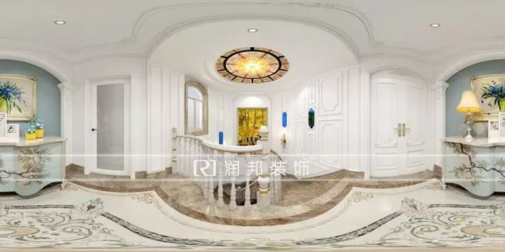 法式浪漫融入现代别墅 | 鸿墅 370㎡优雅空间-21