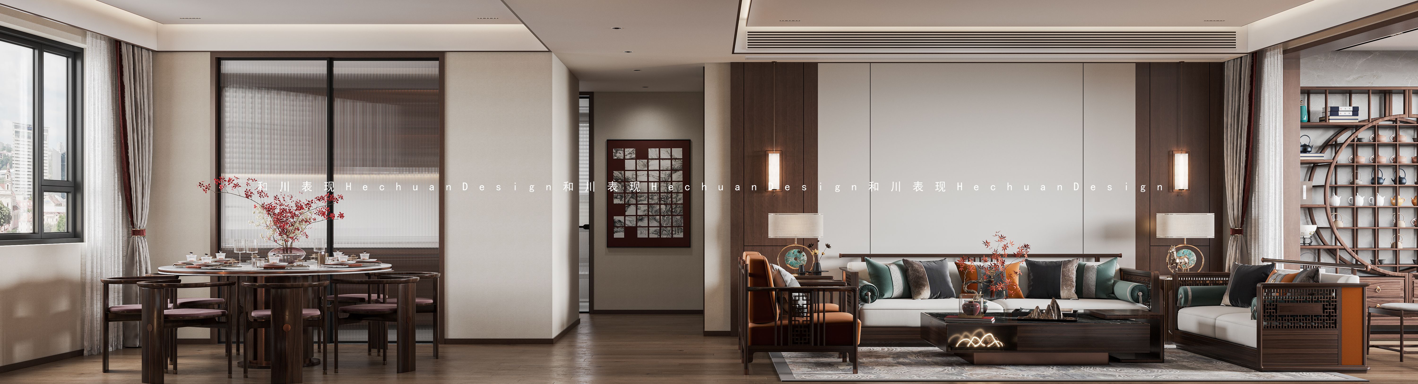 和川高端表现 | 新中式别墅-15