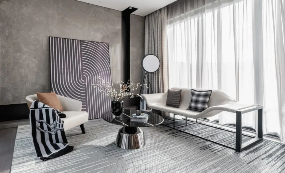 自然之美,都市心灵的栖息地——精致轻奢别墅设计-7