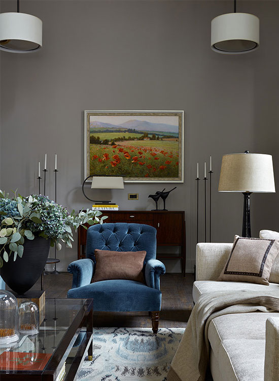 莫斯科奢华家庭别墅，现代英美风格大宅-12