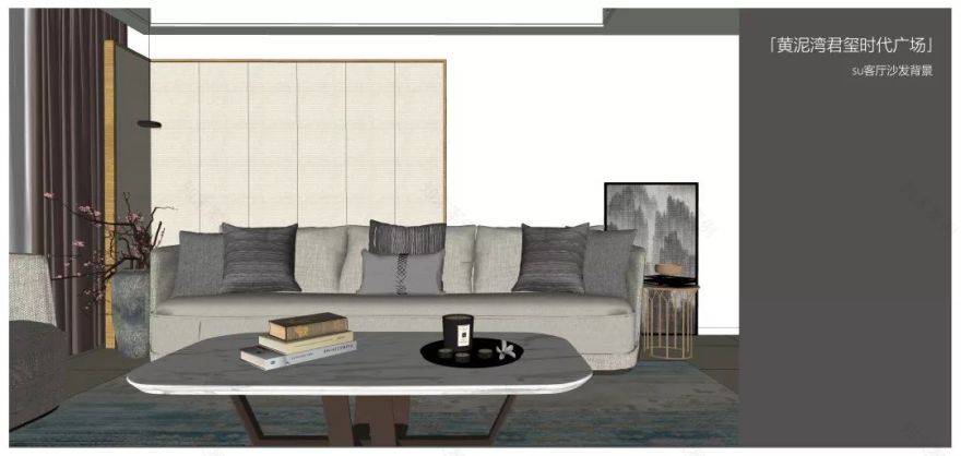 现代风格黄泥湾君玺时代平层设计,自然与品质的完美融合-35