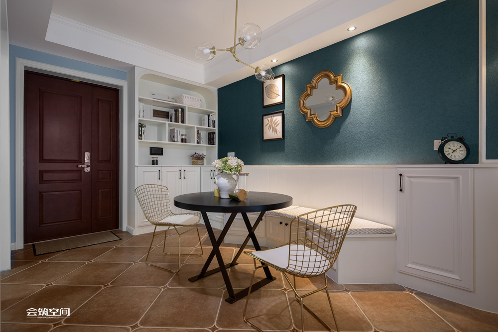 南京会筑空间设计丨绿影-13