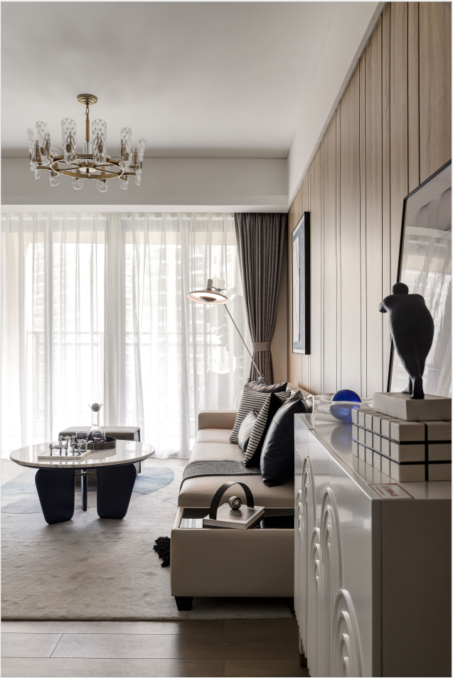 深圳碧桂园观麓花园 | 89㎡现代潮居,星际熊点缀克莱因蓝空间-17