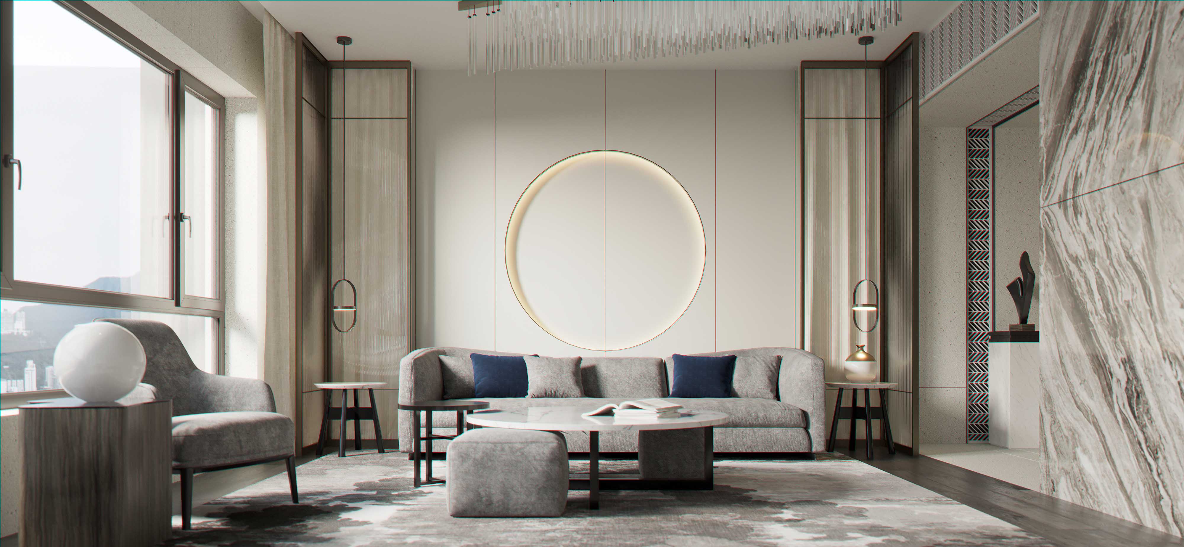 现代简约风办公空间设计丨中国沈阳丨沈阳水滴设计效果表现工作室-10