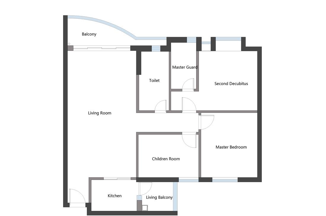 100㎡极简宜居空间设计-17