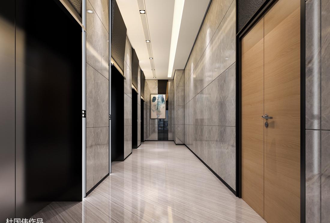 西安盛世 1 号写字楼公寓公共区域设计-8