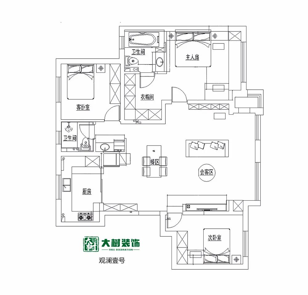 观澜壹号原木极简风格 | 舒适、环保、愉悦的生活方式-4