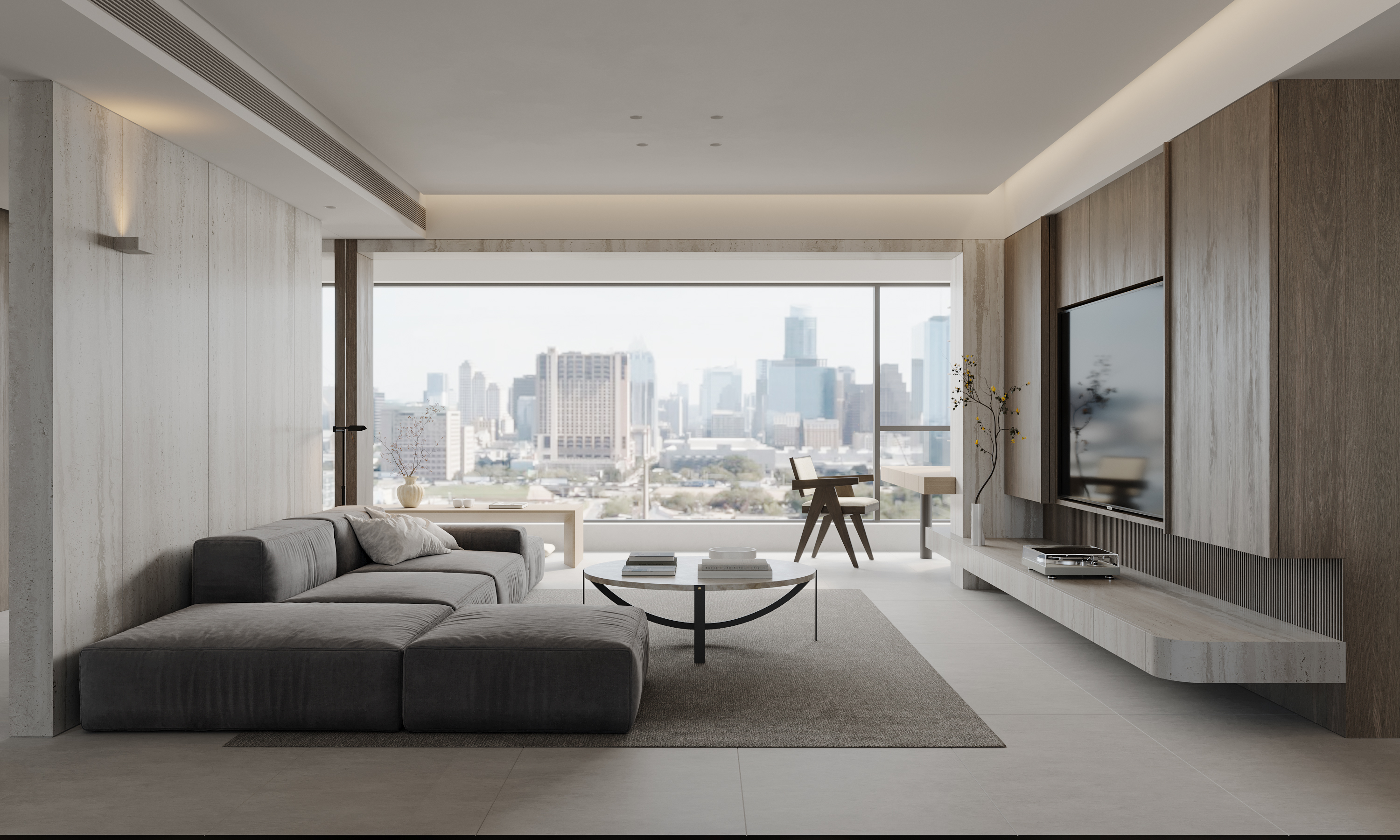 深圳尖岗山 160㎡平层空间设计丨中国深圳丨壹昊设计-6