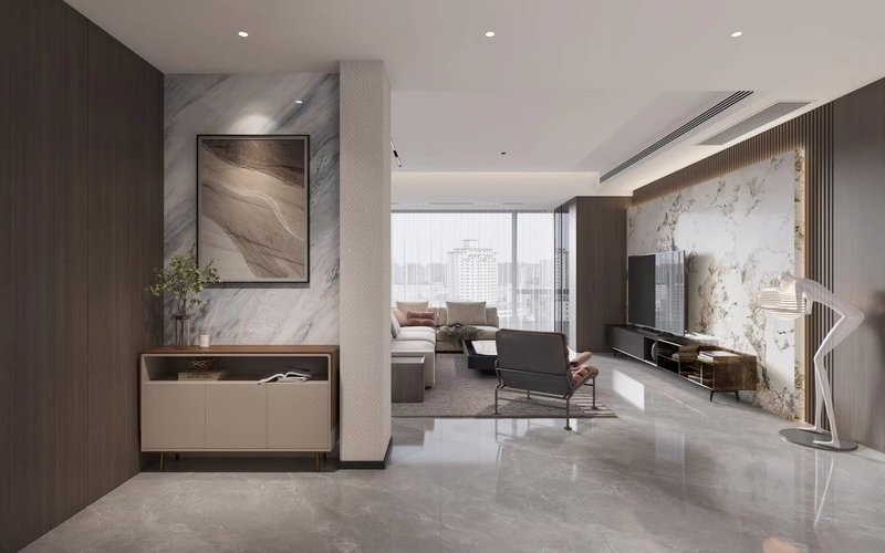龙湖景粼天序二期现代轻奢风案例-13