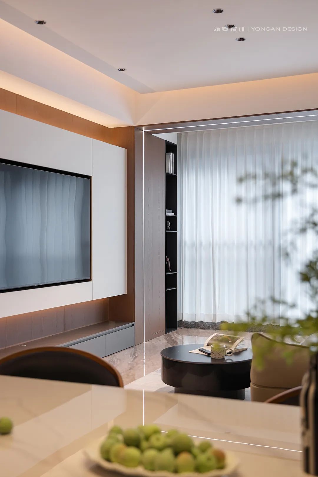 永安实景丨九曜公馆110m²【摩卡咖啡般的醇香空间】-14