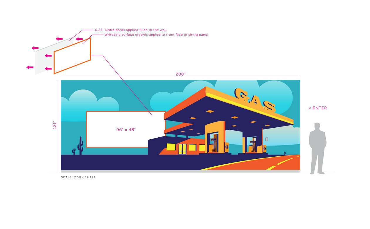 集设网第二期赠送--54 套国外办公室墙画设计案例解析-49