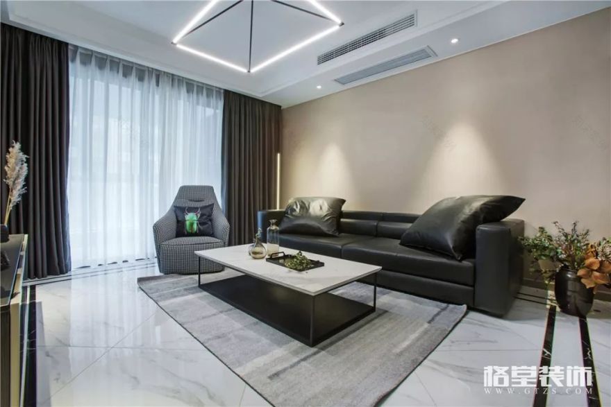 月亮湾沁园现代风设计,光影之境打造浪漫生活-20