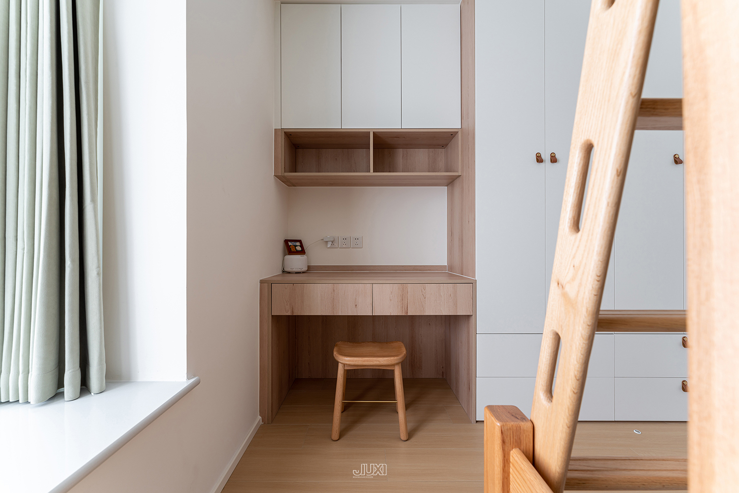 奶油原木一落地,放大30㎡的效果就有了-47