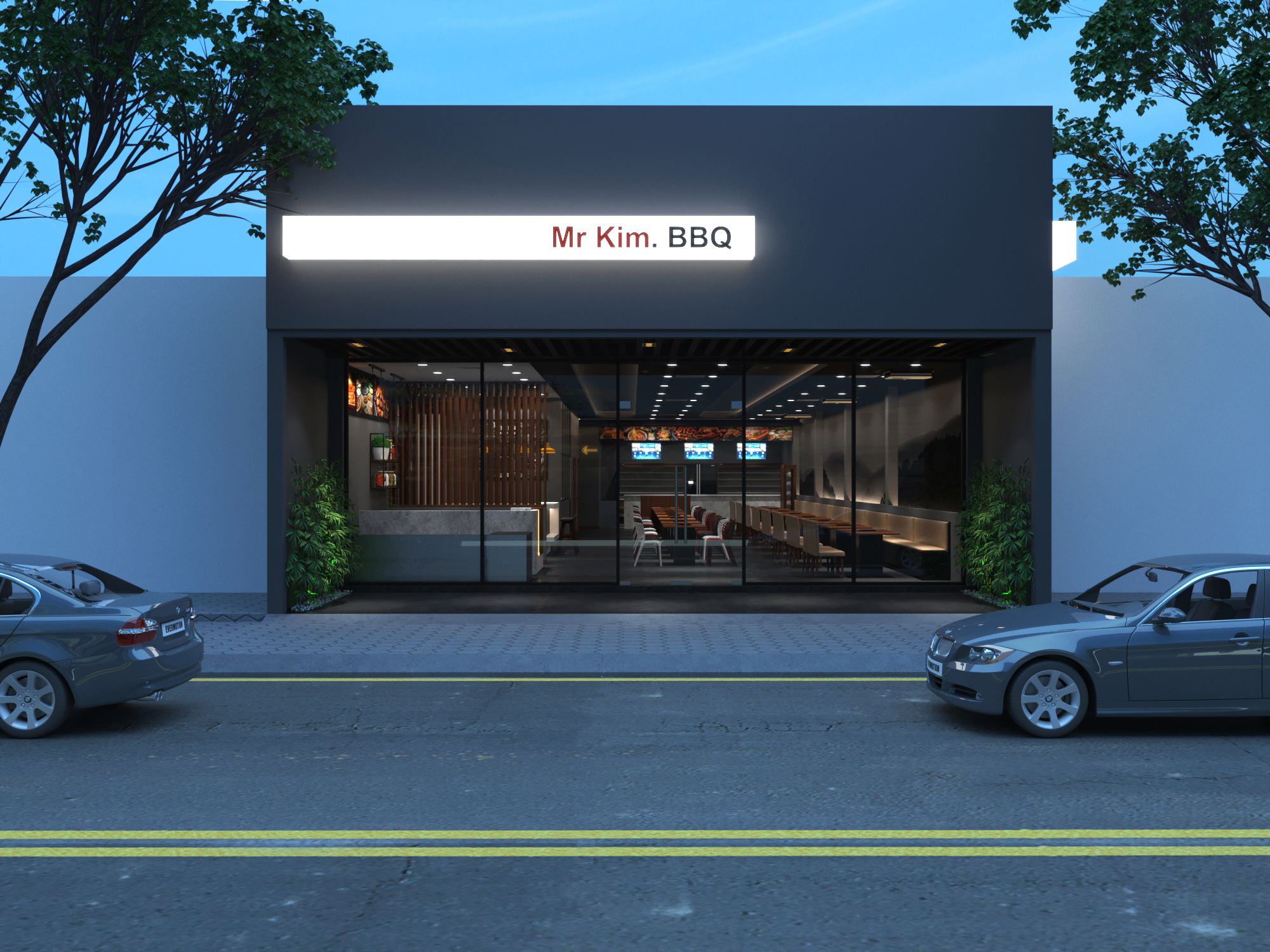 Nhà hàng nướng phong cách Hàn-0