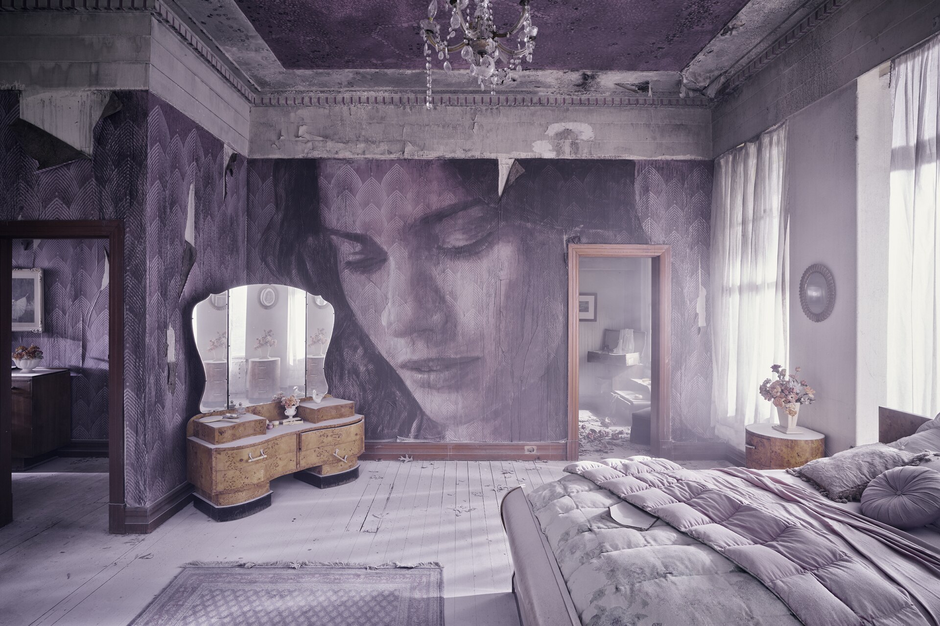 Explore an abandoned mansion transformed by Melbourne artist-5