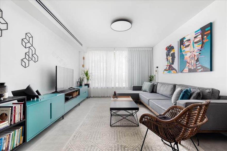 טובי כהן | עיצוב פנים דירה 5 חדרים בגבעתיים - PICKINTERI-4