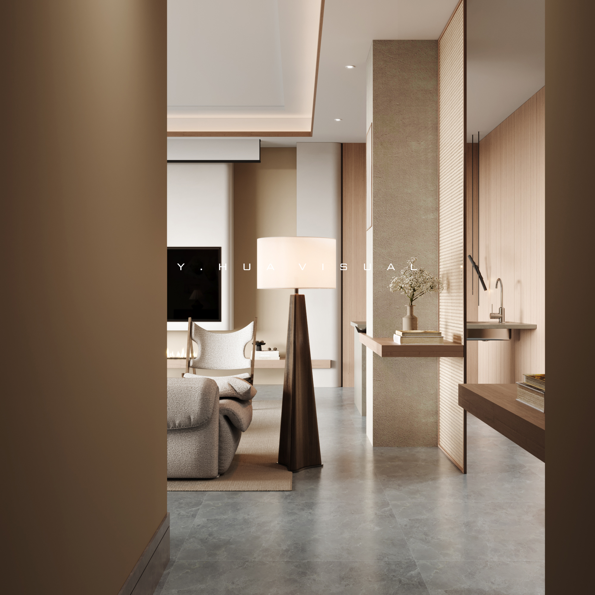 渲染作品分享｜诧寂风大别墅-4