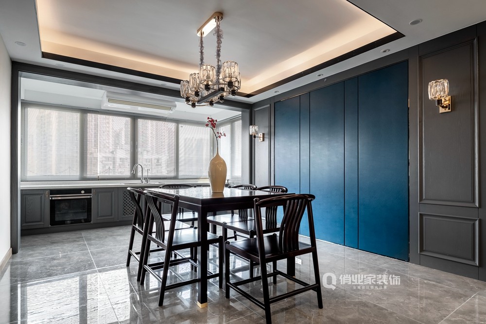 重庆玛瑙花园中式风格平层设计-4