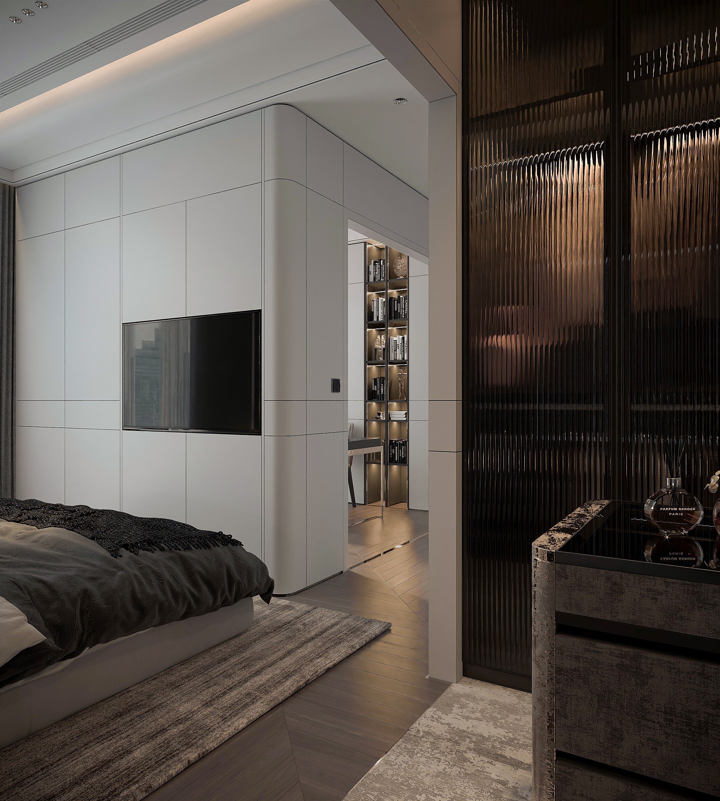 "Duple· Tilia Empire City"现代主卧室设计-11