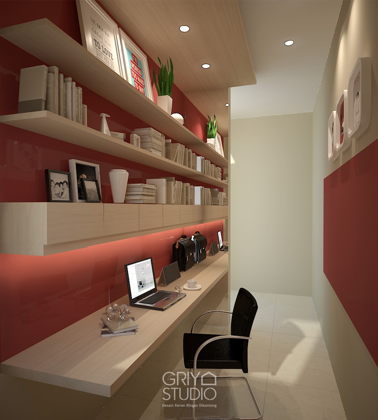 Griya Studio 打造的家庭办公室设计-7